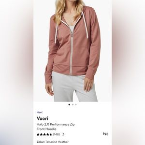 Vuori Tamarind Heather Hoodie